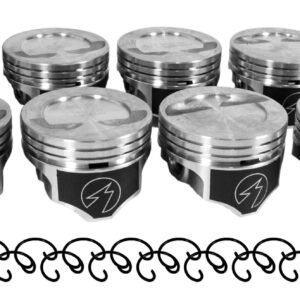 4 bore Dished 383 Stroker Pistons H859CP Sealed Power Must be ordered in sets only.