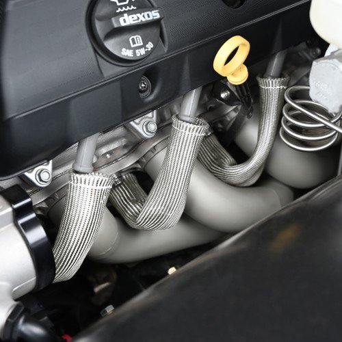 DEI10502 6" Silver Spark Plug Boot Protector 8 Pack