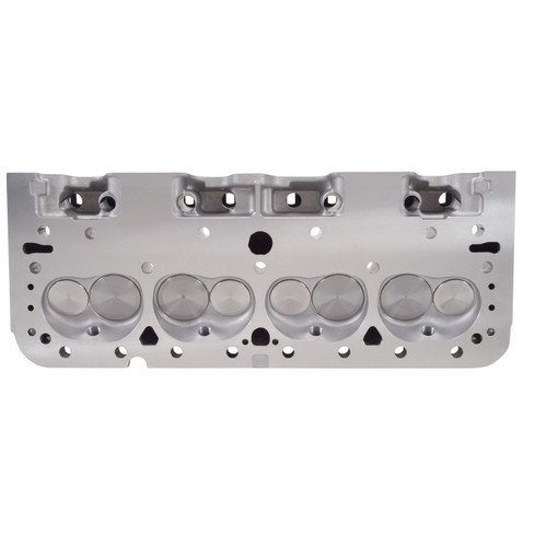 Pair E-Street Aluminum 64cc Chamber Chevy Small Block Heads EDL5089
