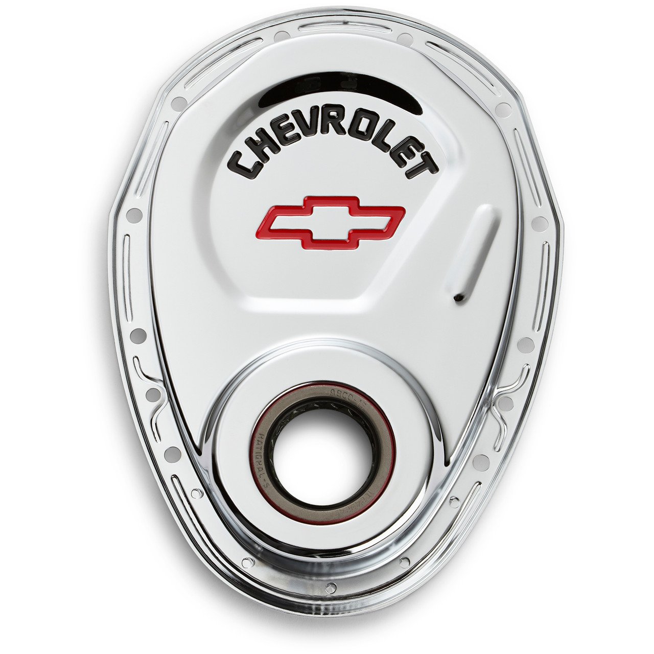 Small Block Chevy Chrome Timing Cover with seal PFM141-904