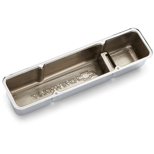 Small Block Chevy Tall Chrome Valve Covers BOWTIE PFM141-905